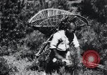 Image of Korean farmer's wife and son collect wood Korea, 1936, second 48 stock footage video 65675028854