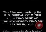 Standbild Zink Pflanze Arbeitnehmer Franklin New Jersey USA, 1914, aus Sekunde 25 historischem Filmmaterial Videoclip 65675028892
