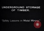 Image of piling timber Franklin New Jersey USA, 1914, second 3 stock footage video 65675028906
