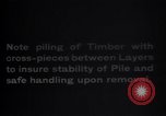 Image of piling timber Franklin New Jersey USA, 1914, second 6 stock footage video 65675028906