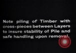 Image of piling timber Franklin New Jersey USA, 1914, second 15 stock footage video 65675028906