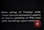 Image of piling timber Franklin New Jersey USA, 1914, second 18 stock footage video 65675028906