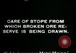 Image of securing mine-back Franklin New Jersey USA, 1914, second 6 stock footage video 65675028914