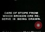 Image of securing mine-back Franklin New Jersey USA, 1914, second 7 stock footage video 65675028914