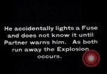 Image l'éclairage dynamite fusibles Franklin New Jersey USA, 1914, de la seconde 47 séquences d'archives historiques vidéo 65675028928