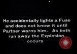 Image l'éclairage dynamite fusibles Franklin New Jersey USA, 1914, de la seconde 48 séquences d'archives historiques vidéo 65675028928
