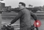 Image of French railroad yard workers Paris France, 1954, second 22 stock footage video 65675028936