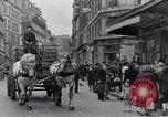 Image of busy city markets Paris France, 1954, second 42 stock footage video 65675028937