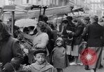 Image of busy city markets Paris France, 1954, second 57 stock footage video 65675028937