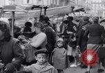Image of busy city markets Paris France, 1954, second 58 stock footage video 65675028937