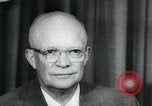 Standbild Präsident Eisenhower auf amerikanische Raumfahrtprogramm Washington DC USA, 1957, aus Sekunde 27 historischem Filmmaterial Videoclip 65675028964
