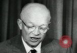 Standbild Präsident Eisenhower auf amerikanische Raumfahrtprogramm Washington DC USA, 1957, aus Sekunde 31 historischem Filmmaterial Videoclip 65675028964