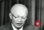Standbild Präsident Eisenhower auf amerikanische Raumfahrtprogramm Washington DC USA, 1957, aus Sekunde 34 historischem Filmmaterial Videoclip 65675028964
