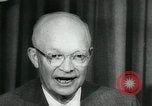 Standbild Präsident Eisenhower auf amerikanische Raumfahrtprogramm Washington DC USA, 1957, aus Sekunde 39 historischem Filmmaterial Videoclip 65675028964