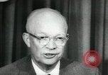 Standbild Präsident Eisenhower auf amerikanische Raumfahrtprogramm Washington DC USA, 1957, aus Sekunde 43 historischem Filmmaterial Videoclip 65675028964