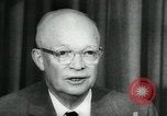 Standbild Präsident Eisenhower auf amerikanische Raumfahrtprogramm Washington DC USA, 1957, aus Sekunde 50 historischem Filmmaterial Videoclip 65675028964