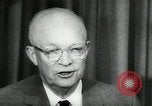 Standbild Präsident Eisenhower auf amerikanische Raumfahrtprogramm Washington DC USA, 1957, aus Sekunde 55 historischem Filmmaterial Videoclip 65675028964