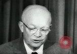 Standbild Präsident Eisenhower auf amerikanische Raumfahrtprogramm Washington DC USA, 1957, aus Sekunde 59 historischem Filmmaterial Videoclip 65675028964