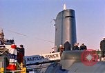 Standbild Kiel Verlegung von USS Lafayette Groton Connecticut USA, 1961, aus Sekunde 18 historischem Filmmaterial Videoclip 65675028971