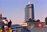 Standbild Kiel Verlegung von USS Lafayette Groton Connecticut USA, 1961, aus Sekunde 19 historischem Filmmaterial Videoclip 65675028971