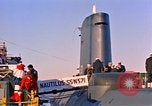Standbild Kiel Verlegung von USS Lafayette Groton Connecticut USA, 1961, aus Sekunde 21 historischem Filmmaterial Videoclip 65675028971