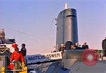 Standbild Kiel Verlegung von USS Lafayette Groton Connecticut USA, 1961, aus Sekunde 22 historischem Filmmaterial Videoclip 65675028971
