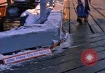 Standbild Kiel Verlegung von USS Lafayette Groton Connecticut USA, 1961, aus Sekunde 40 historischem Filmmaterial Videoclip 65675028971