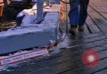 Standbild Kiel Verlegung von USS Lafayette Groton Connecticut USA, 1961, aus Sekunde 41 historischem Filmmaterial Videoclip 65675028971