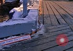 Standbild Kiel Verlegung von USS Lafayette Groton Connecticut USA, 1961, aus Sekunde 44 historischem Filmmaterial Videoclip 65675028971