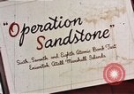 Standbild Atomic test site Enewetak Atoll Marshall Inseln, 1948, aus Sekunde 11 historischem Filmmaterial Videoclip 65675028983