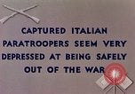 Image Troupes parachutistes italiens en Afrique du Nord, 1942, de la seconde 3 séquences d'archives historiques vidéo 65675029003
