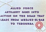 Image Tirs d'artillerie britanniques sur les Allemands Tebourba Tunisie, 1942, de la seconde 1 séquences d'archives historiques vidéo 65675029006