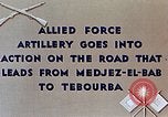 Image Tirs d'artillerie britanniques sur les Allemands Tebourba Tunisie, 1942, de la seconde 3 séquences d'archives historiques vidéo 65675029006