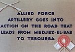 Image Tirs d'artillerie britanniques sur les Allemands Tebourba Tunisie, 1942, de la seconde 5 séquences d'archives historiques vidéo 65675029006