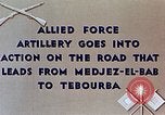 Image Tirs d'artillerie britanniques sur les Allemands Tebourba Tunisie, 1942, de la seconde 6 séquences d'archives historiques vidéo 65675029006