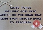 Image Tirs d'artillerie britanniques sur les Allemands Tebourba Tunisie, 1942, de la seconde 7 séquences d'archives historiques vidéo 65675029006