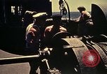 Image of Single stack destroyer emits black smoke while underway Tunisia North Africa, 1943, second 49 stock footage video 65675029011