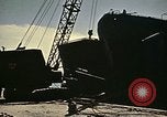Image of Derricks in Port of Tunis Tunisia North Africa, 1943, second 46 stock footage video 65675029015