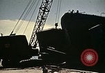 Image of Derricks in Port of Tunis Tunisia North Africa, 1943, second 49 stock footage video 65675029015