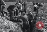 Standbild Exhumierungen von Leichen Arnstadt Deutschland, 1945, aus Sekunde 14 historischem Filmmaterial Videoclip 65675029048