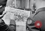 Immagine di News di Roosevelt morte Londra Inghilterra Regno Unito, 1945, secondo 25 filmato di repertorio 65675029055