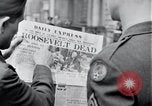 Immagine di News di Roosevelt morte Londra Inghilterra Regno Unito, 1945, secondo 26 filmato di repertorio 65675029055