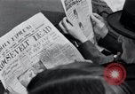 Immagine di News di Roosevelt morte Londra Inghilterra Regno Unito, 1945, secondo 62 filmato di repertorio 65675029055