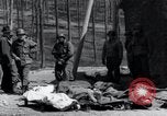 Image of dead Nazi slave laborers Nordhausen Germany, 1945, second 9 stock footage video 65675029059