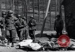 Image of dead Nazi slave laborers Nordhausen Germany, 1945, second 11 stock footage video 65675029059