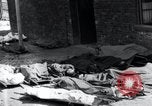 Image of dead Nazi slave laborers Nordhausen Germany, 1945, second 57 stock footage video 65675029059