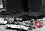 Image of dead Nazi slave laborers Nordhausen Germany, 1945, second 59 stock footage video 65675029059