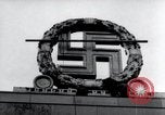 Image of German Swastika emblem Nuremberg Germany, 1945, second 9 stock footage video 65675029062