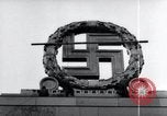 Image of German Swastika emblem Nuremberg Germany, 1945, second 15 stock footage video 65675029062