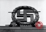 Image of German Swastika emblem Nuremberg Germany, 1945, second 16 stock footage video 65675029062